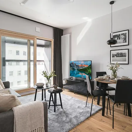 Apartman Golden - Luxury 2-bedroom, Mennica Residence&41 Varsó